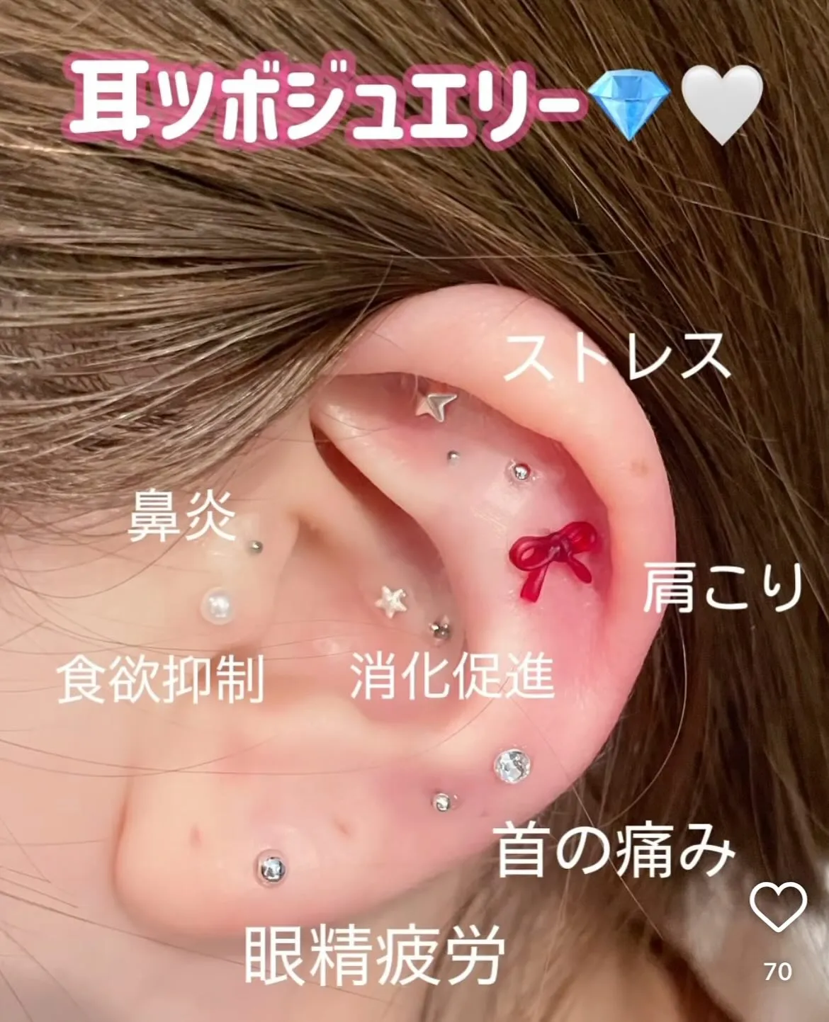 ﹨ 可愛く貼って💎こっそり小顔🤭♥ ∕